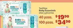 Soriana Híper Essentials - toallitas baby aloe y glicerina oferta