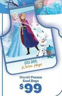 Soriana Híper Frozen - mandil cool days oferta