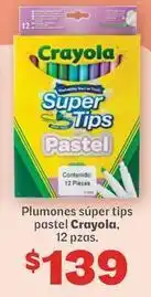 Soriana Híper Crayola - plumones súper tips pastel oferta