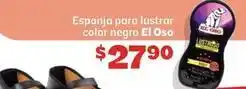 Soriana Híper El oso - esponja para lustrar color negro oferta