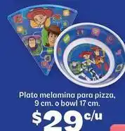 Soriana Híper Plato melamina para pizza, o bowl oferta