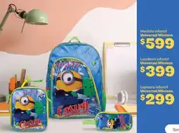 Soriana Híper Minions - mochila infantil, lonchera infantil, lapicera infantil oferta