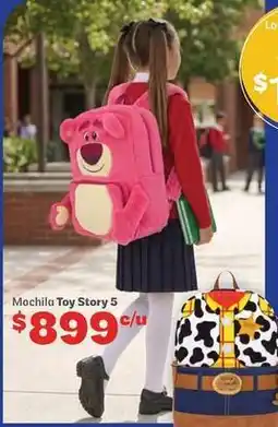 Soriana Híper Toy story - mochila 5 oferta