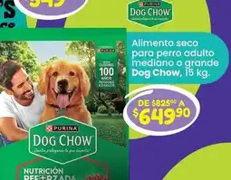 Soriana Híper Dog chow - alimento seco para perro adulto mediano o grande oferta