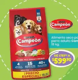 Soriana Híper Purina - alimento seco para perro adulto campeon oferta