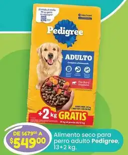 Soriana Híper Pedigree - alimento seco para perro adulto oferta