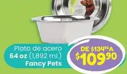 Soriana Híper Fancy - plato de acero 64 oz (1,892 ml.) oferta