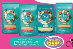 Soriana Híper Purina - alimento seco para gato adulto one oferta