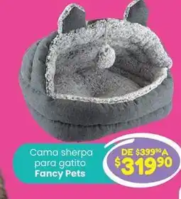 Soriana Híper Fancy - cama sherpa para gatito oferta
