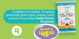 Toallitas húmedas, limpieza profunda para ojos, orejas, nariz y boca mascotas