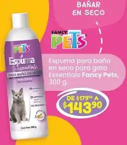 Soriana Híper Fancy - espuma para ba	ilde{a}±o en seco para gato essentials oferta