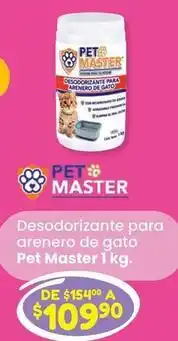 Soriana Híper Master - desodorizante para arenero de gato oferta
