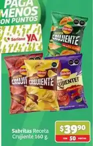 Soriana Híper Sabritas - receta crujiente oferta