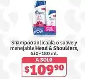 Soriana Híper Head & shoulders - shampoo anticaída o suave y manejable oferta
