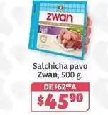 Soriana Híper Zwan - salchicha pavo oferta