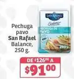 Soriana Híper San rafael - pechuga de pavo oferta