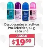 Soriana Híper Pro selection - desodorantes en roll-on oferta