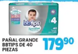Alsuper bbtips pañal grande oferta