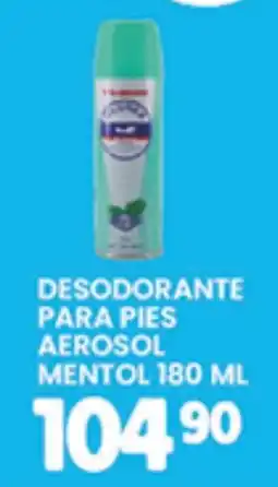 Alsuper Frescor Desodorante para pies aerosol mentol oferta