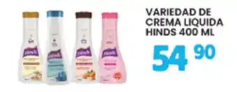 Alsuper Hinds variedad de crema liquida oferta