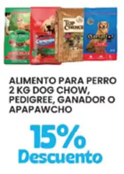 Alsuper dog chow, pedigree, ganador o apapawcho oferta