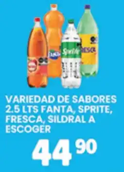 Alsuper Fanta Sprite Fresca Sildral oferta