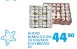 Alsuper Huevo Blanco Con 30 Dorado O Mybrand oferta