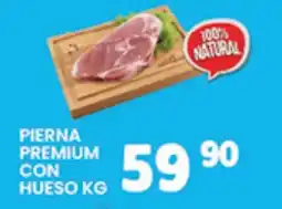 Alsuper Pierna Premium Con Hueso Kg oferta