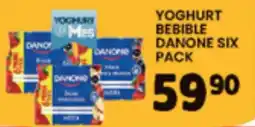 Alsuper Danone yoghurt bebible six pack oferta