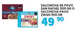 Alsuper salchicha de pavo san rafael o salchicha pavo zwan oferta