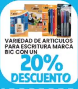 Alsuper bic variedad de articulos para escritura oferta
