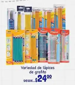 La Comer Maped - variedad de lápices de grafito oferta