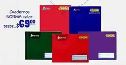 La Comer Norma - cuadernos color oferta