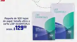La Comer Paquete de 500 hojas de papel tamaño oficio o carta oferta