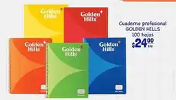 La Comer Golden hills - cuaderno profesional oferta
