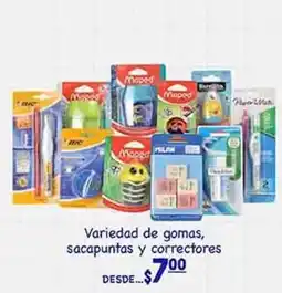 La Comer Maped - gomas, sacapuntas y correctores oferta