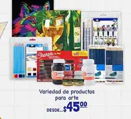 La Comer Variedad de productos para arte oferta