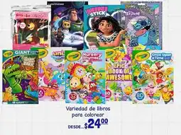 La Comer Crayola - variedad de libros para colorear oferta