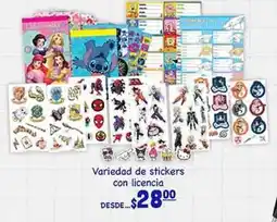 La Comer Variedad de stickers con licencia oferta