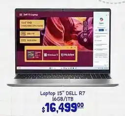 La Comer Dell - laptop 15 r7 oferta