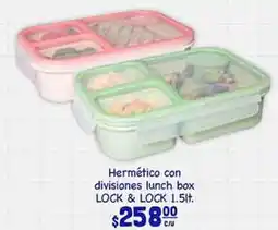 La Comer Lock - hermetic lunch box with dividers oferta