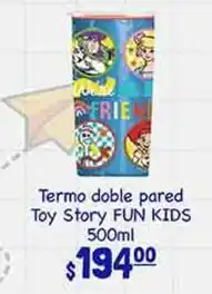La Comer Toy story - termo doble pared oferta