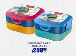 La Comer Maped - contenedor 3 en 1 oferta