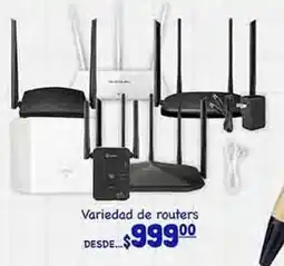 La Comer Variedad de routers oferta
