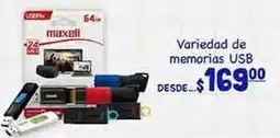 La Comer Maxell - variedad de memorias usb oferta