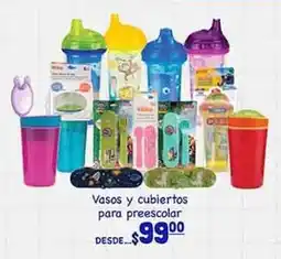 La Comer Vasos y cubiertos para preescolar oferta