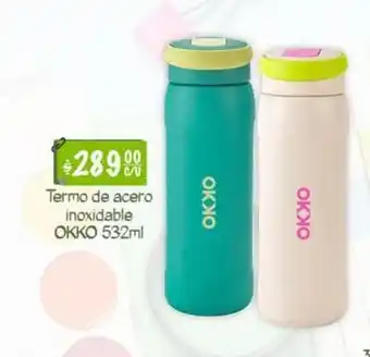 Okko - termo de acero inoxidable 532ml