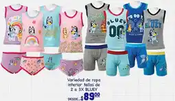 La Comer Variedad de ropa interior falas de 2 a 3x oferta