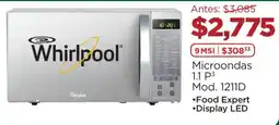 Chedraui Whirlpool Microondas oferta