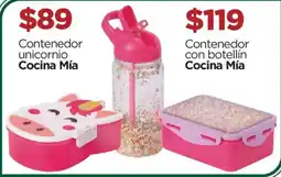 Chedraui Cocina Mía Contenedor unicornio oferta